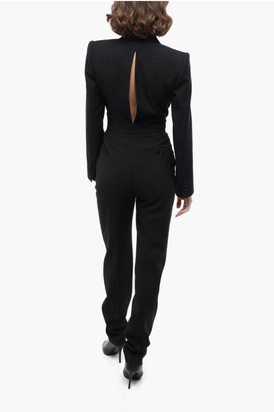  알렉산더 맥퀸 숏 원피스 745060 QJACX 1000 Black - ALEXANDER MCQUEEN