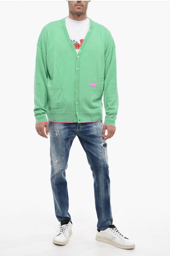  디스퀘어드2 가디건 S74HA1373 S18326 963 Green - DSQUARED2