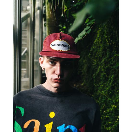 25SS 세인트 미카엘 모자 HR8076BU BURGUNDY - SAINT MXXXXXX