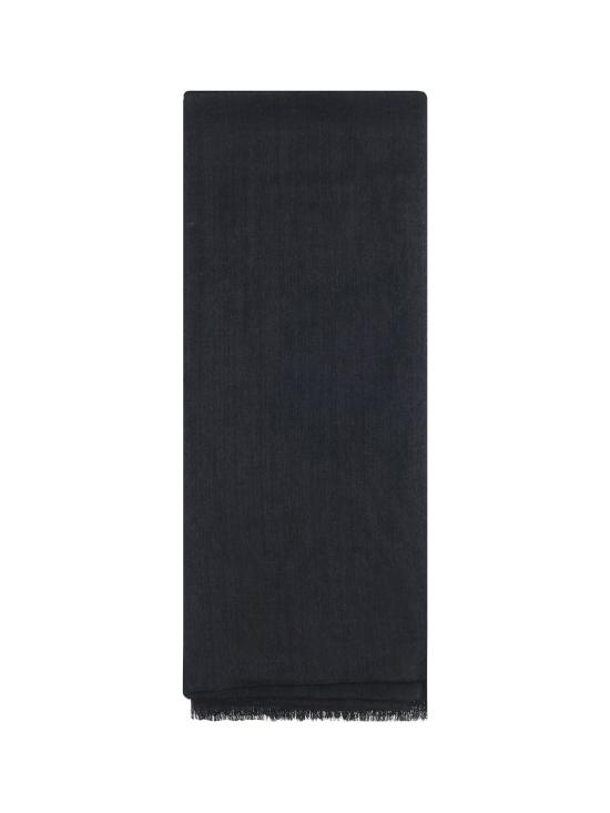 25FW 브루넬로 쿠치넬리 머플러/스카프 MSCDAR097 C101 BLACK