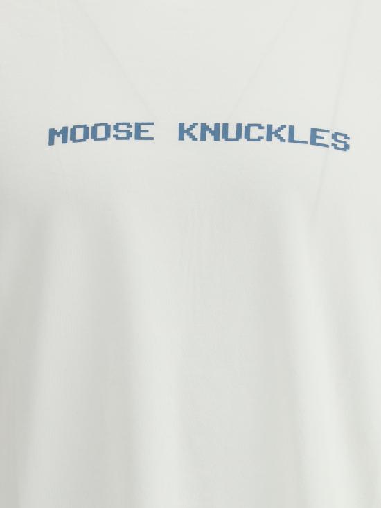 25SS 무스너클 반팔 티셔츠 M15MT765 891 WHITE - MOOSE KNUCKLES