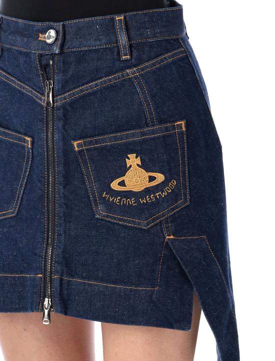 25SS 비비안웨스트우드 데님 스커트 19030016W0162 K406 - VIVIENNE WESTWOOD