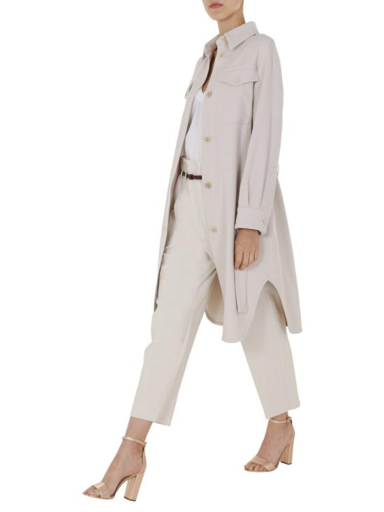  브루넬로 쿠치넬리 트렌치 코트 ME4179480P C518 WHITE - BRUNELLO CUCINELLI