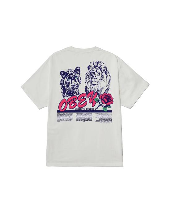 25SS 오베이 반팔 티셔츠 167924097 VWH PIGMENT VINTAGE WHITE - OBEY