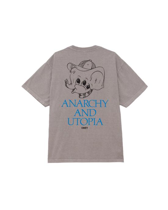 25SS 오베이 반팔 티셔츠 167924098 SIG PIGMENT SILVER GREY - OBEY