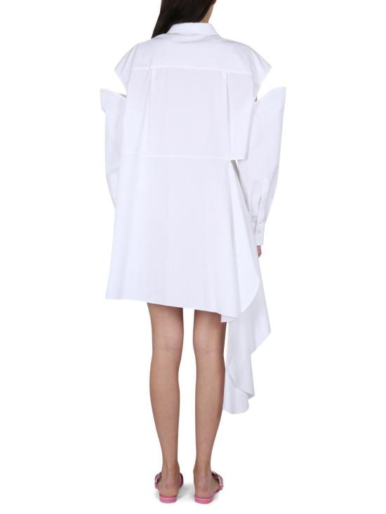 23SS 알렉산더 맥퀸 숏 원피스 745626 QAABC9000 WHITE - ALEXANDER MCQUEEN
