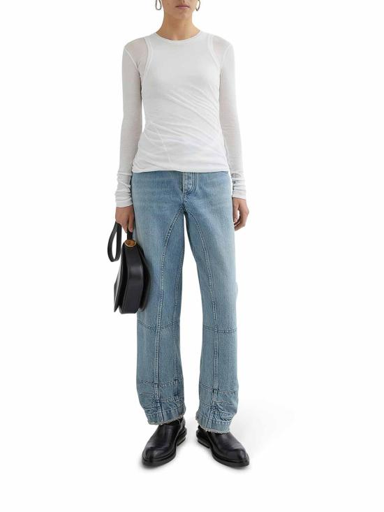  질샌더 긴팔 티셔츠 J02NH0012J20249100OPTICWHITE White - JIL SANDER