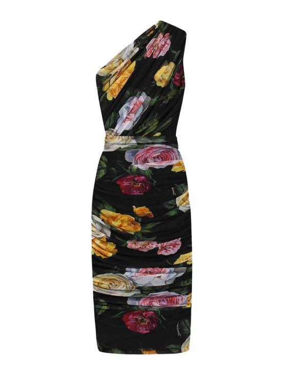  돌체앤가바나 미디 원피스 F6AHZTFSUBIHN5IY Black