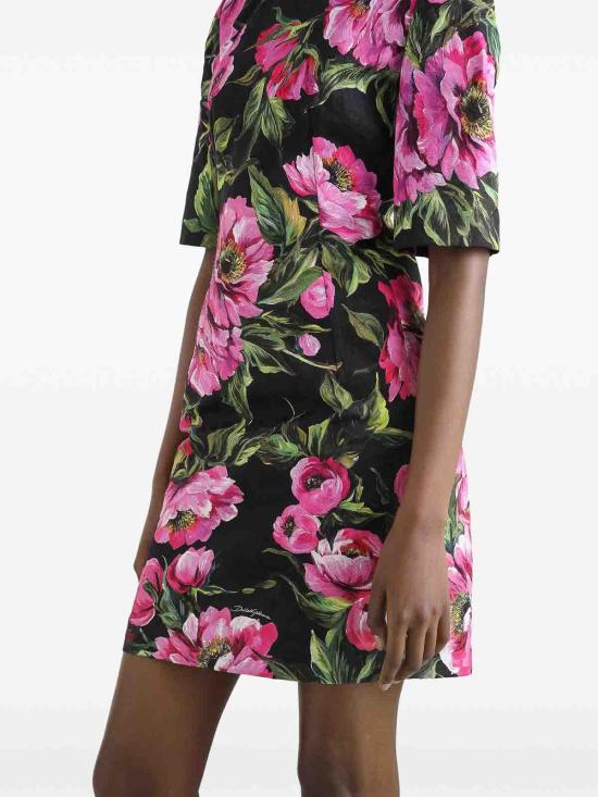  돌체앤가바나 미디 원피스 F6TMJTFSFN9HN5KR Fuchsia - DOLCE & GABBANA