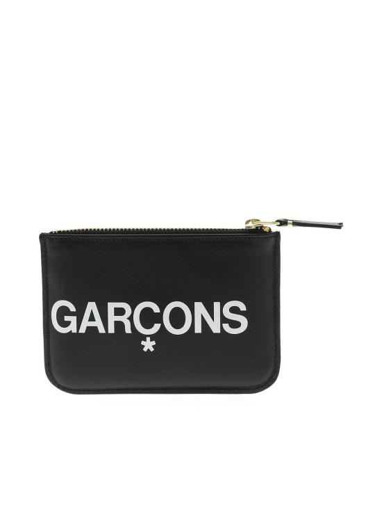 26SS 꼼데가르송 휴즈 로고 파우치 지갑 SA8100HLBLACK - COMME DES GARCONS