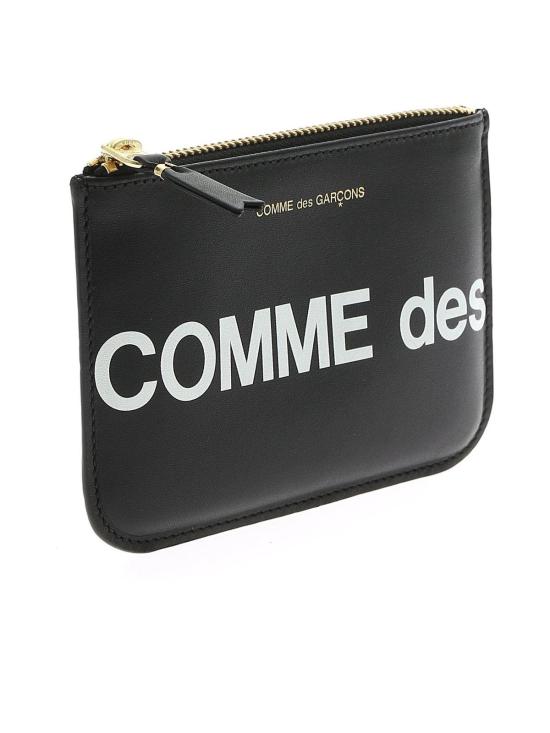 26SS 꼼데가르송 휴즈 로고 파우치 지갑 SA8100HLBLACK - COMME DES GARCONS