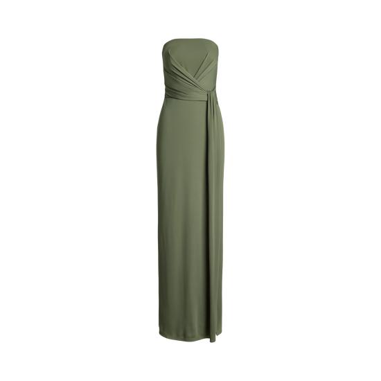 25SS 랄프 로렌 롱 원피스 253963657001 SAGE GREEN