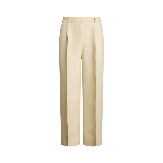 25SS 랄프 로렌 스트레이트 팬츠 200970144001 IVORY BEIGE