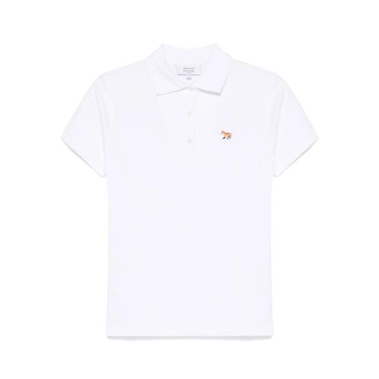 25SS 메종키츠네 폴로 티셔츠 OW00207KJ7010 WHITE