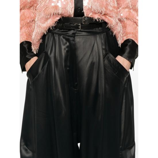 25SS 니콜로 파스콸레티 크롭 팬츠 P006A MONTAGE BLACK - NICCOLÒ PASQUALETTI