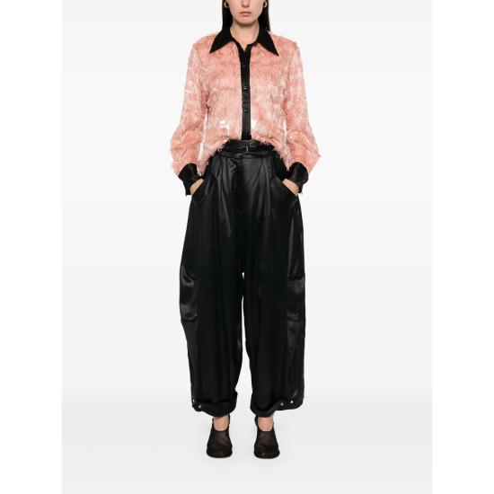 25SS 니콜로 파스콸레티 크롭 팬츠 P006A MONTAGE BLACK - NICCOLÒ PASQUALETTI