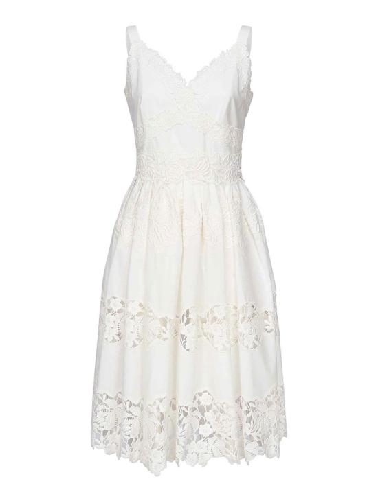  돌체앤가바나 미디 원피스 F6C3QZFGMFEW0111 White