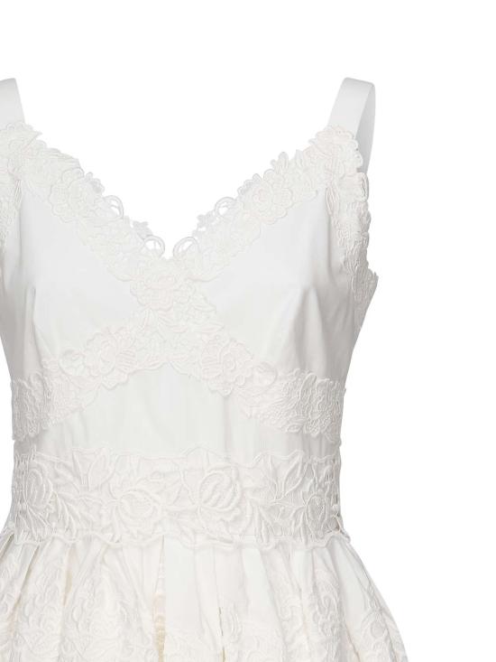  돌체앤가바나 미디 원피스 F6C3QZFGMFEW0111 White - DOLCE & GABBANA