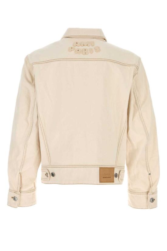 25SS 아미 데님 자켓 HJK247DE0039136 WHITE CREAM DOM - AMI