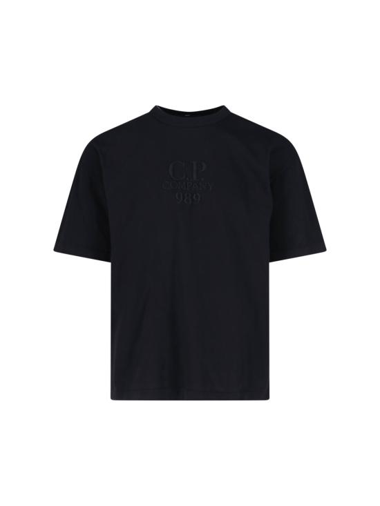 25SS 씨피 컴퍼니 반팔 티셔츠 18CMTS284A005697G999 BLACK DOM