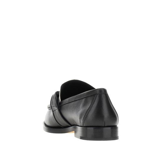  보테가베네타 로퍼 BOTTEGA VENETA 투톤 가죽 '아스테어'  여성 블랙 - BOTTEGA VENETA