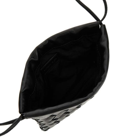  보테가베네타 가방 BOTTEGA VENETA 가죽 소형 '더스트백' 파우치 여성 블랙 - BOTTEGA VENETA