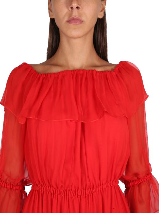 25SS 구찌 미디 원피스 731269 ZHS576490 RED - GUCCI