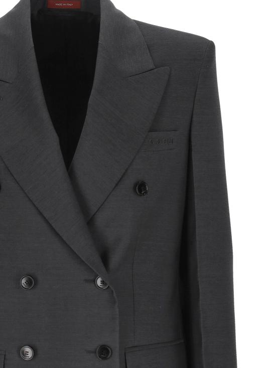25SS 구찌 수트 자켓 830493 Z7AO21505 Medium grey - GUCCI