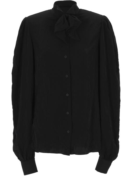 25SS 발렌시아가 블라우스 814140 TRO211000 Black