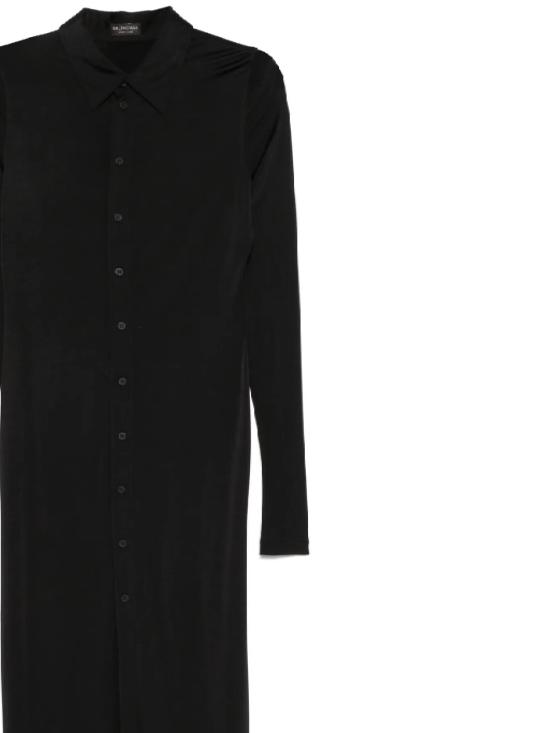 25SS 발렌시아가 롱 원피스 814142 TQV461000 Black - BALENCIAGA