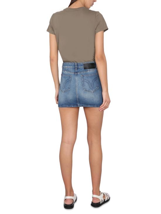 25SS 아미 데님 스커트 FSK011 DE0001480 BLUE - AMI