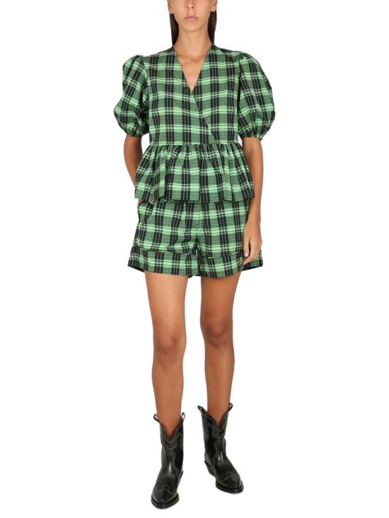  가니 블라우스 F7539 484 MULTICOLOUR - GANNI