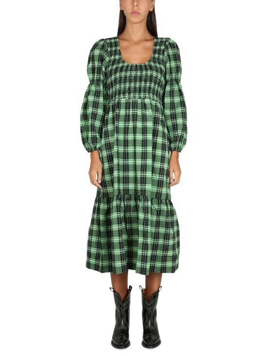  가니 미디 원피스 F7537 484 MULTICOLOUR