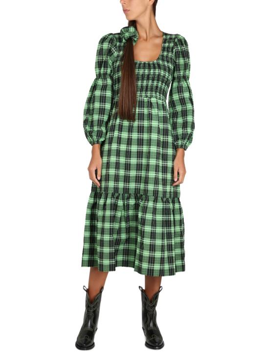  가니 미디 원피스 F7537 484 MULTICOLOUR - GANNI