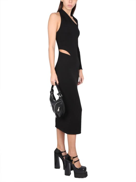  베르사체 미디 원피스 1009999 1A012531B000 BLACK - VERSACE