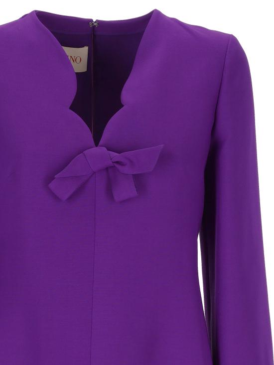 25SS 발렌티노 PAP 숏 원피스 6B3VAEV0 1CFR1B PURPLE ORCHID - VALENTINO PAP