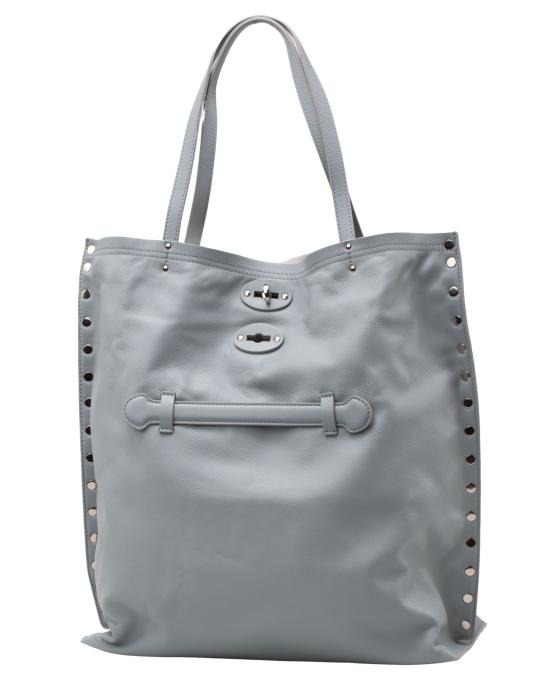 25SS 자넬라토 토트백 0687901910000 Z0602 Blue Punta Ala