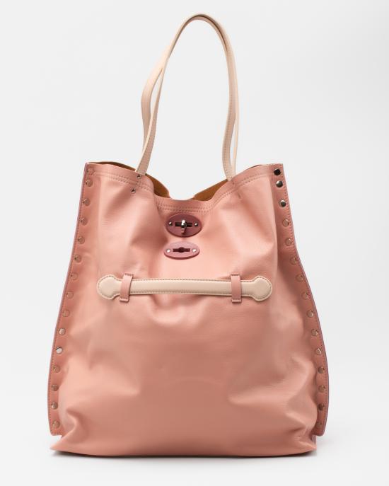 25SS 자넬라토 토트백 0687901850000 Z0891 Pink Tovel - ZANELLATO
