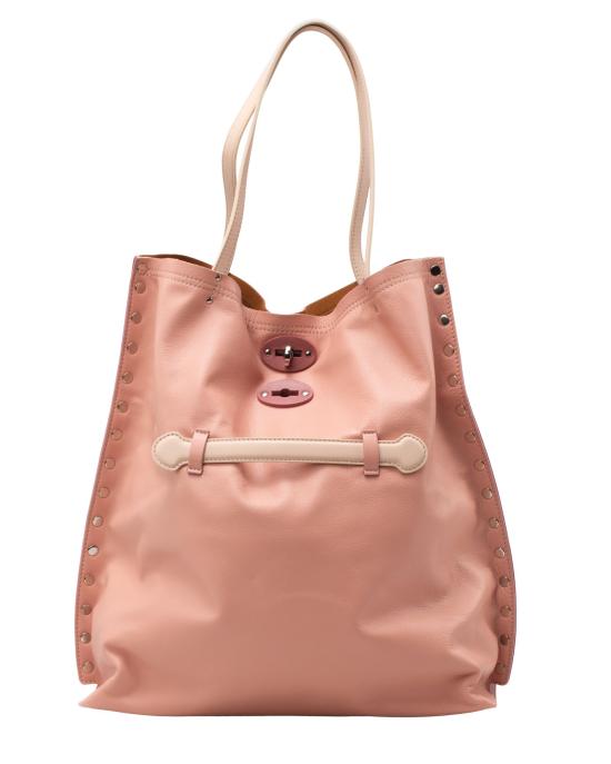 25SS 자넬라토 토트백 0687901850000 Z0891 Pink Tovel