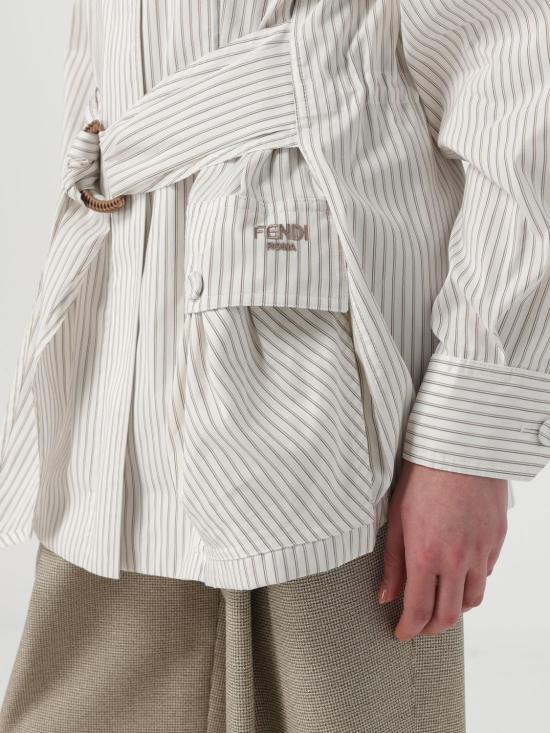 25FW 펜디 자켓 FJ7621AQ3L F0XAY White - FENDI