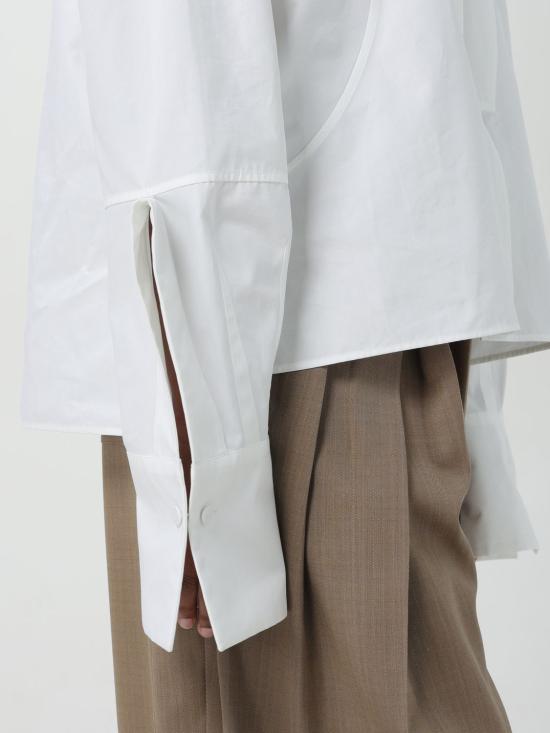 25SS 질샌더 블라우스 J02DL0175J45002 100 White - JIL SANDER