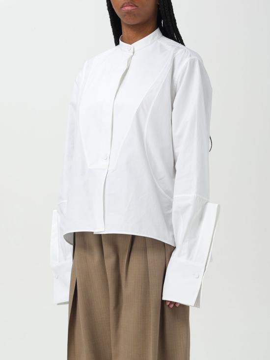 25SS 질샌더 블라우스 J02DL0175J45002 100 White - JIL SANDER