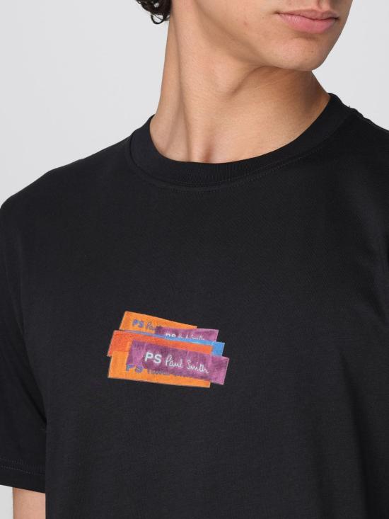 25SS 폴 스미스 지브라 패치 반팔 M2R011RPP5128 79 Black - PAUL SMITH