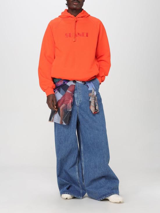 25FW 써네이 긴팔 티셔츠 RTWXJER031 7434 Orange - SUNNEI