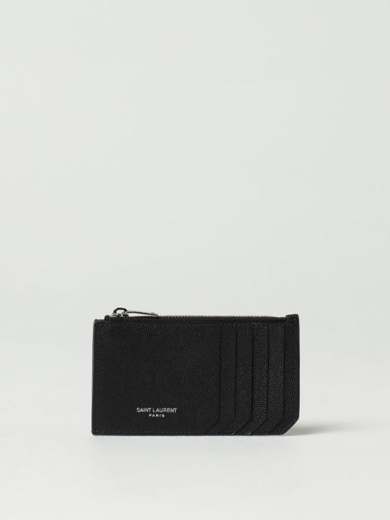 25FW 생로랑 남성지갑 609362BTY0N 1000 Black