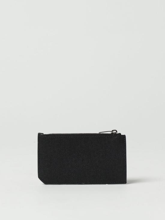 25FW 생로랑 남성지갑 609362BTY0N 1000 Black - SAINT LAURENT
