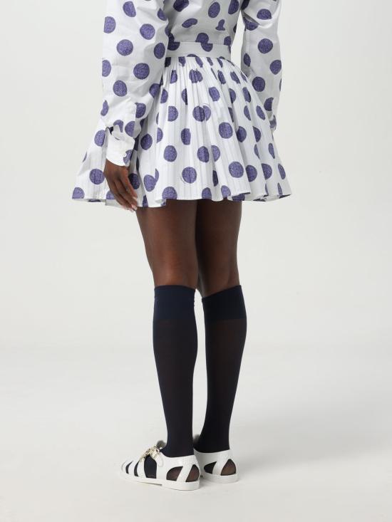 25SS 모스키노 숏 스커트 01130450 1002 White - MOSCHINO