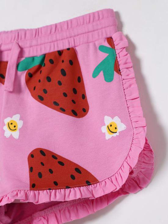 25FW [키즈] 스텔라 맥카트니 쇼츠/버뮤다 TW6B49Z2578 552MC Pink - STELLA MCCARTNEY