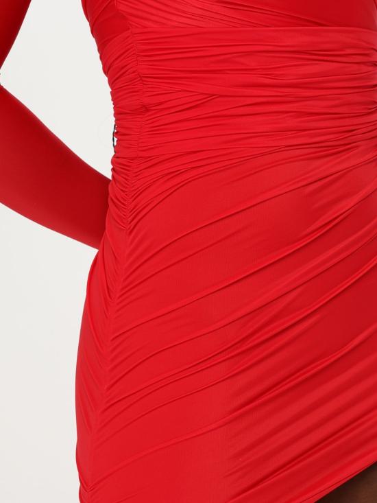 25FW 발렌시아가 숏 원피스 814343TRV97 6400 Red - BALENCIAGA