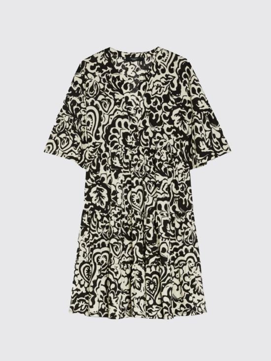 25SS 위켄드막스마라 미디 원피스 2515621072600 005 Black